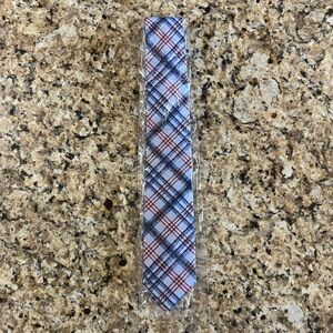 New - 1901 from Nordstrom Plaid Tie for Men - Blue and Red